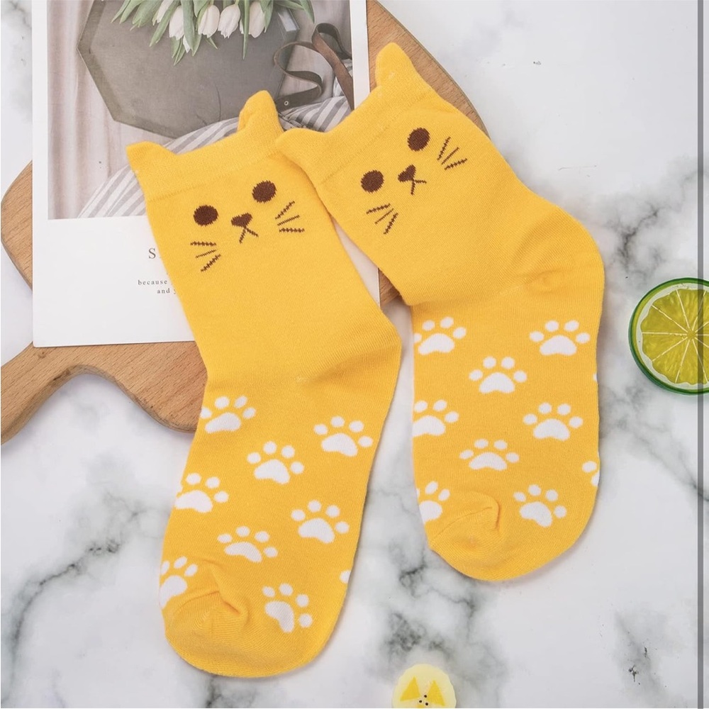 Cat Socks set 5 pack - Picture 4 of 6